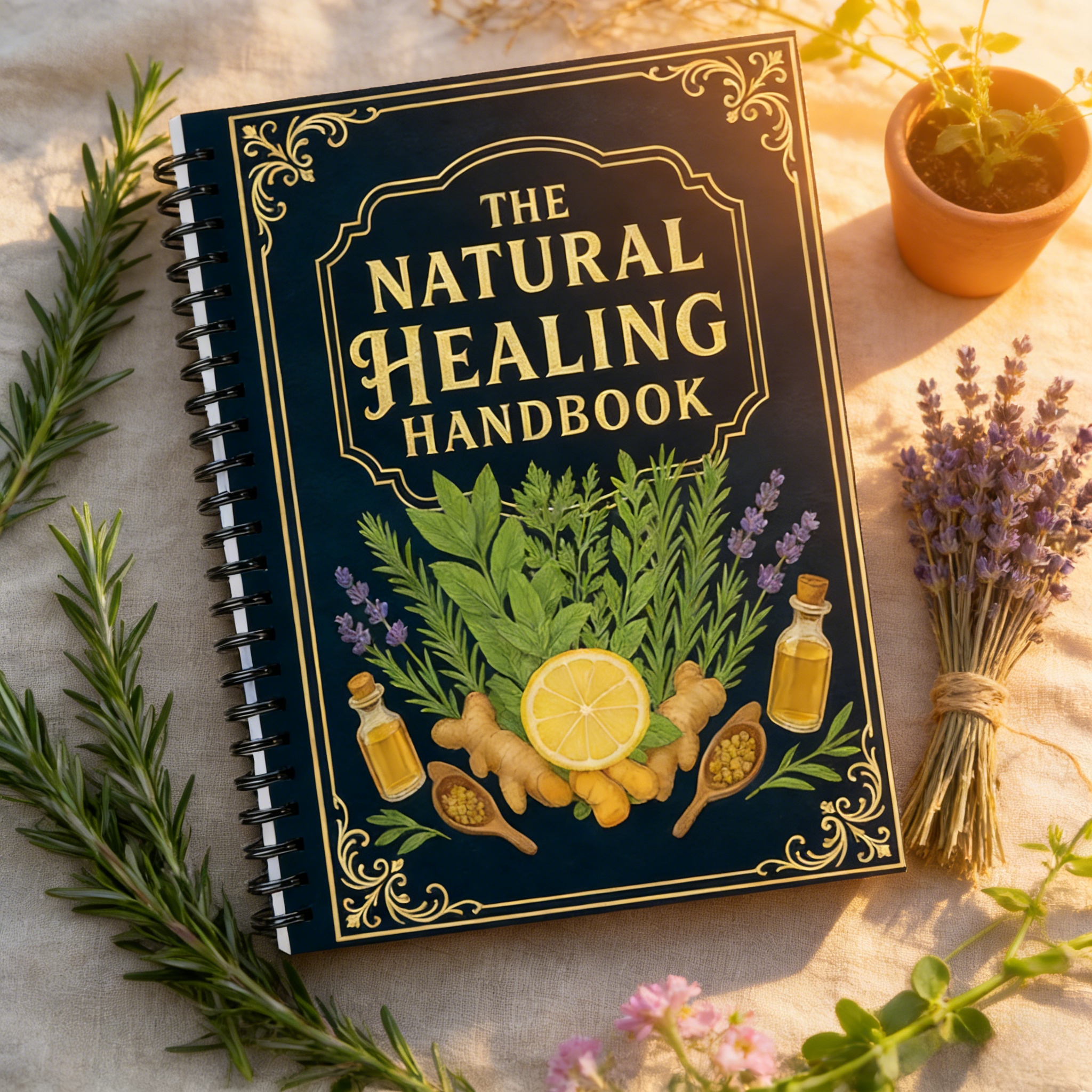 Herbal Wellness Recipes - Step-by-Step Herbal Recipe Book for Natural