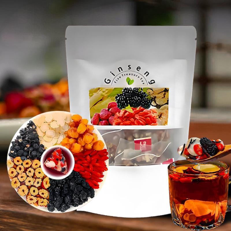 Ginseng Five Treasure Tea Natu – обзор и цена Herbal Wellness For You