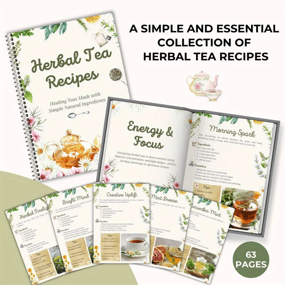 Herbal Tea Recipes Book – Natu – обзор и цена Herbal Wellness Recipes