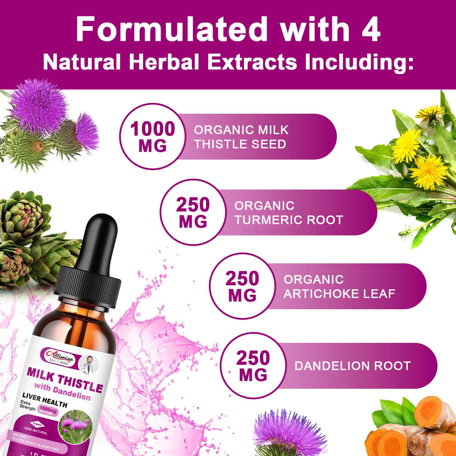 Liver Health Support Liquid Mi – обзор и цена Milk Thistle Silymarin