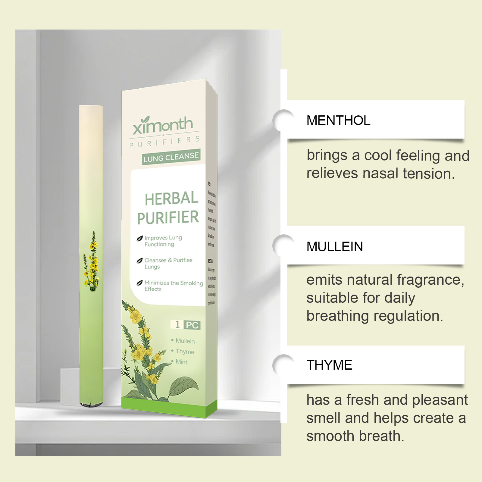 Natural Herbal Breathing Stick – обзор и цена Herbal Wellness For You