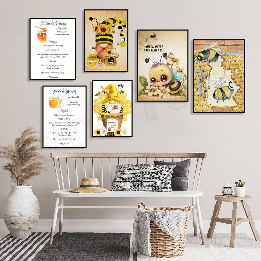Herbal honey recipe poster, be – обзор и цена Herbal Wellness Recipes