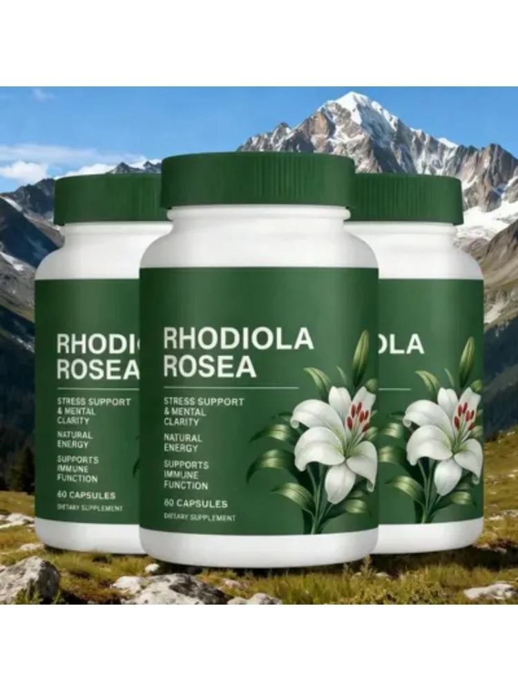 Rhodiola Rosea Capsules 500mg, – обзор и цена Herbal Wellness For You