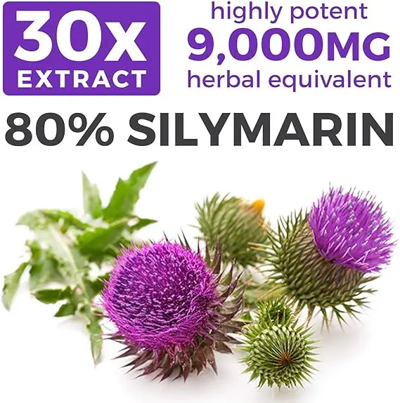 Organic Milk Thistle Capsules  – обзор и цена Milk Thistle Silymarin