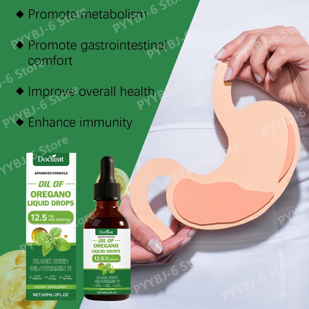 Oregano Oil Liquid Drops 60ml  – обзор и цена Herbal Wellness For You