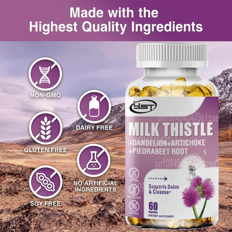 Milk Thistle Supplement Contai – обзор и цена Milk Thistle Silymarin
