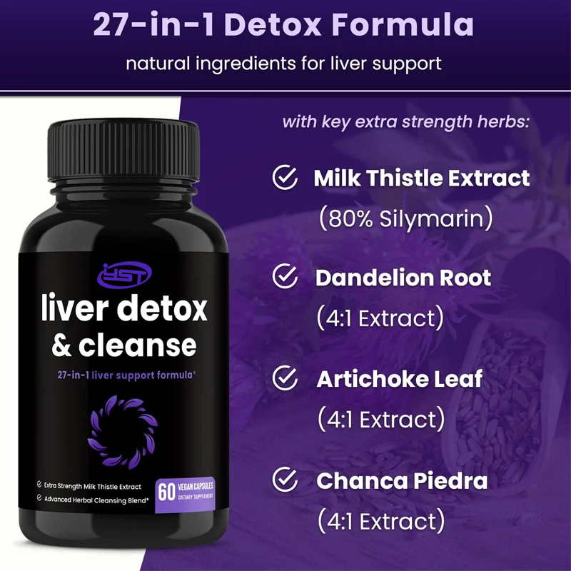 Liver Cleansing, Detoxificatio – обзор и цена Milk Thistle Silymarin